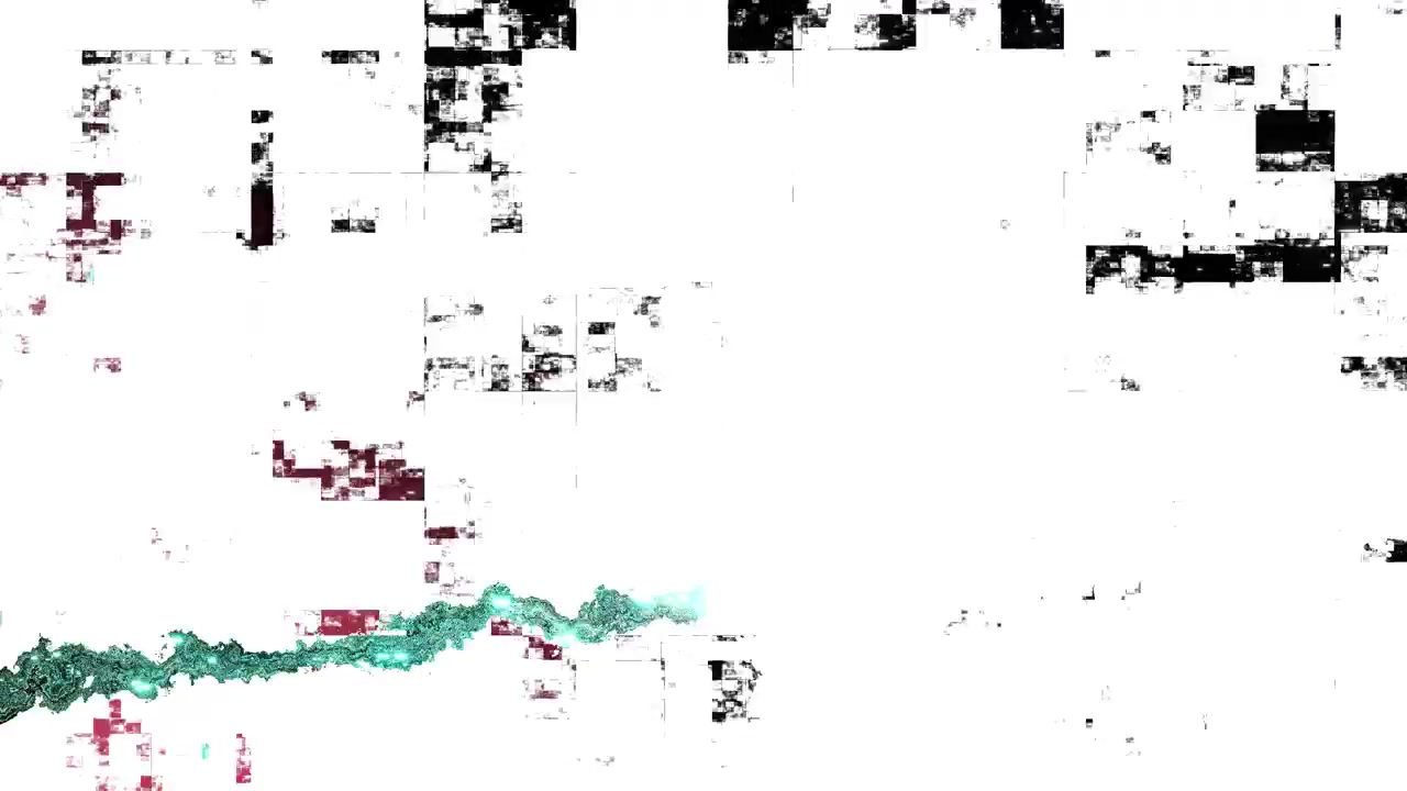 Black white glitch texture cracked distortion lines pixel blocks scattered digital artifacts