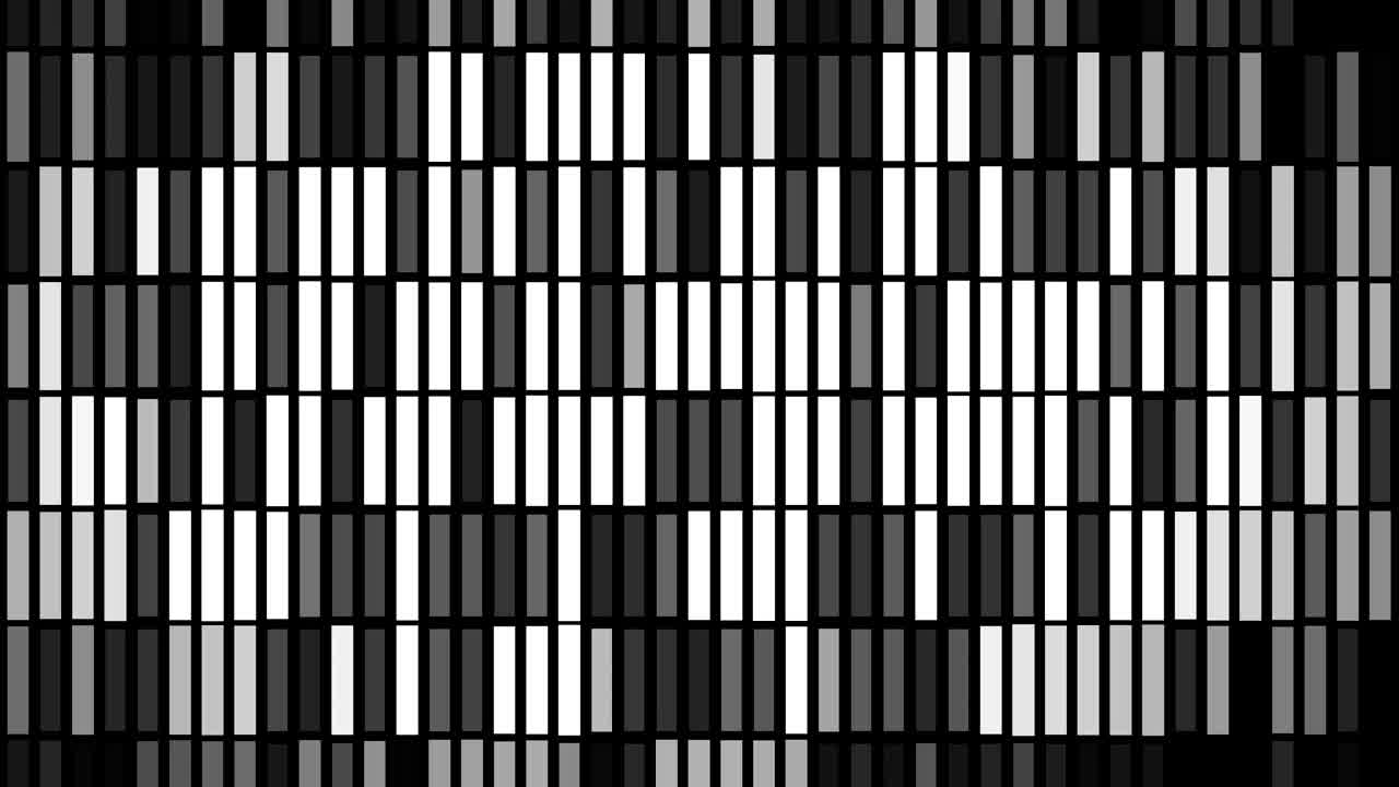 Abstract background with animation of flicker particles