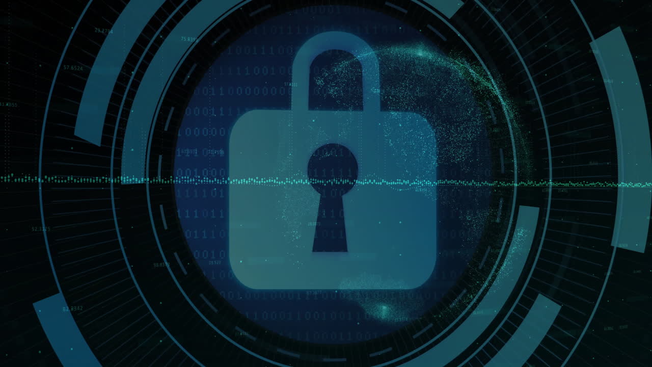 animación del escaneo del alcance y el bloqueo sobre el diagrama