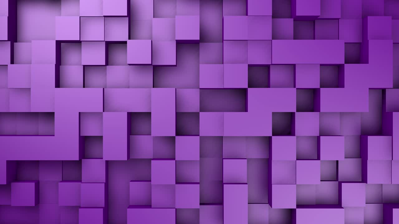 cubos abstractos en movimiento movimiento aleatorio de fondo en bucle. animación 3d 4k v22