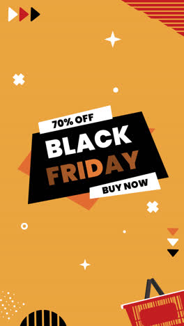 cartel de venta de viernes negro