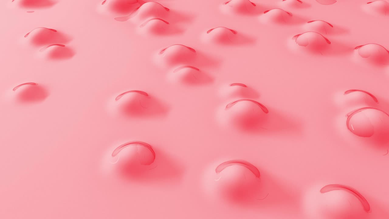 3d shapes abstract creative animation. Set of 6 differents colors. 4K seamless loop footage.