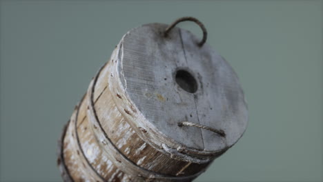 Old-used-rusted-wooden-bucket