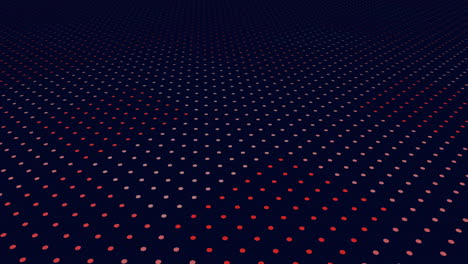 elegant dot grid pattern on black background