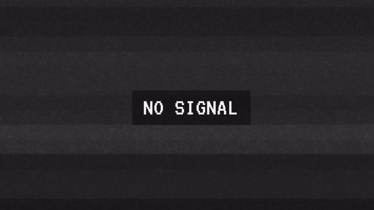 Nessun segnale glitch rumore televisione statica effetti visivi video VFX strisce sfondo rumore schermo TV