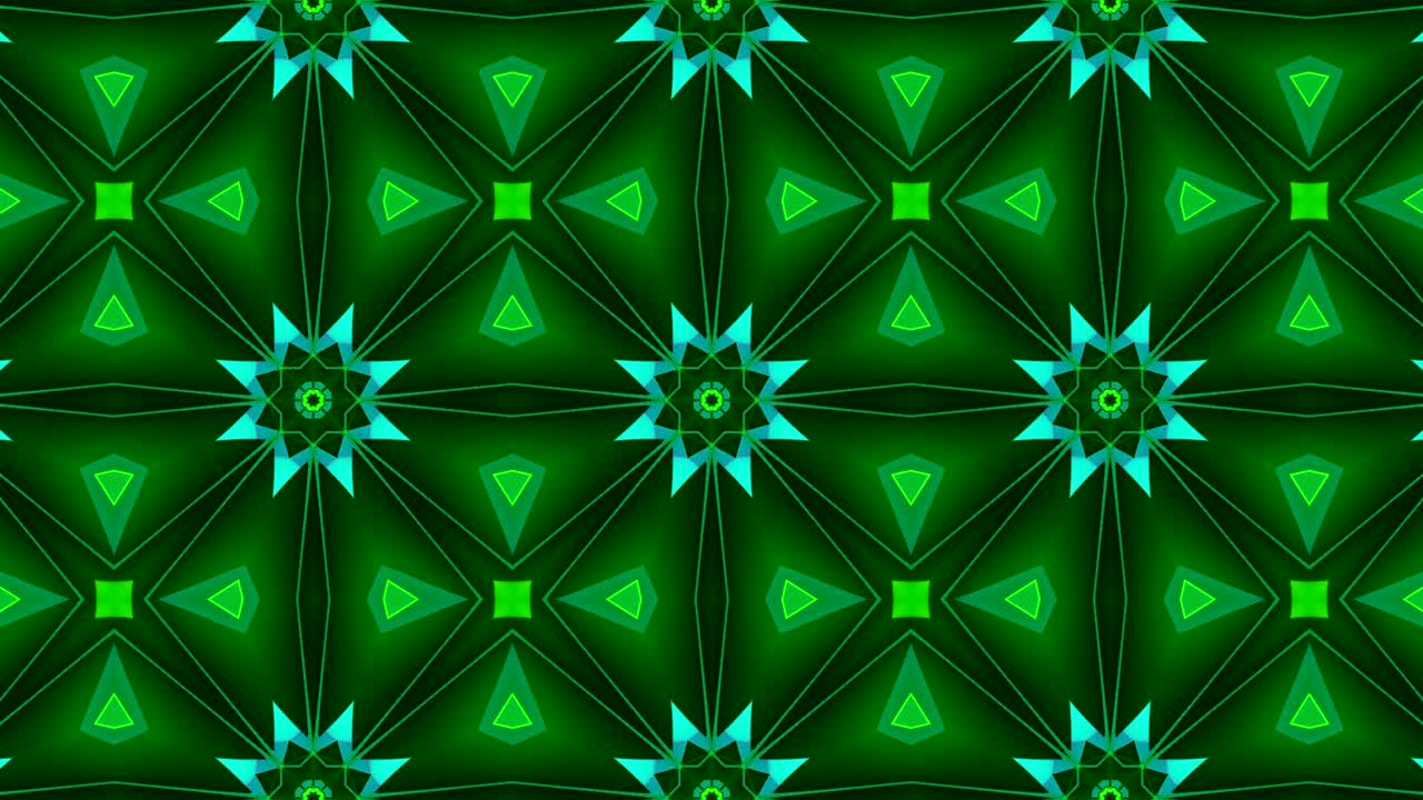 Fundo caleidoscópico colorido em loop 3D, composto por cristais preciosos, iridescentes na luz. Perfeito para o seu projeto como um fundo moderno.