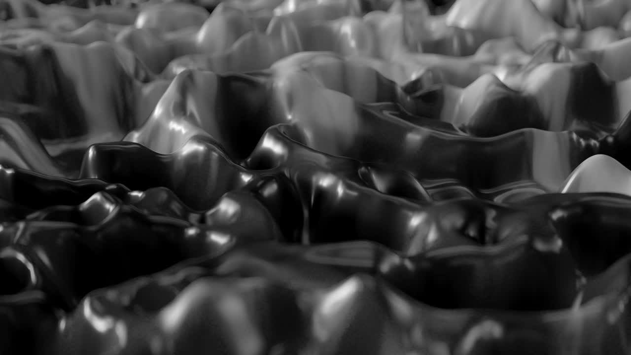 Abstract rippled alien surface.