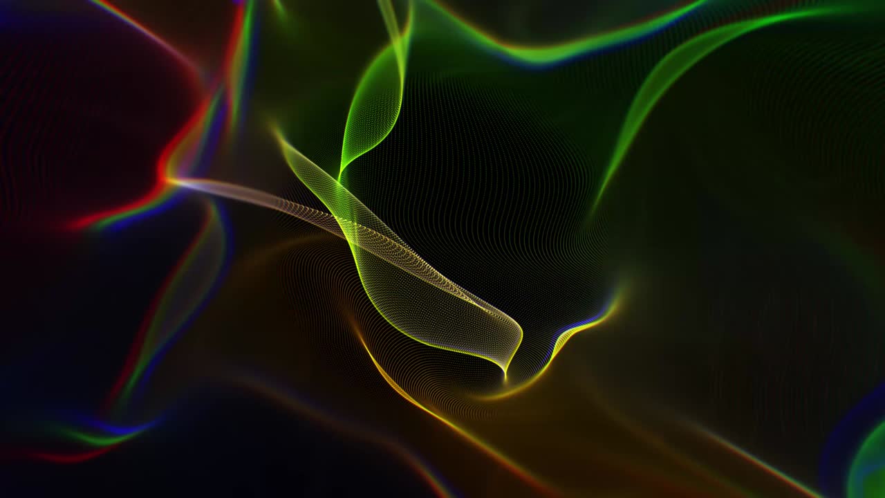 partículas de bokeh de color