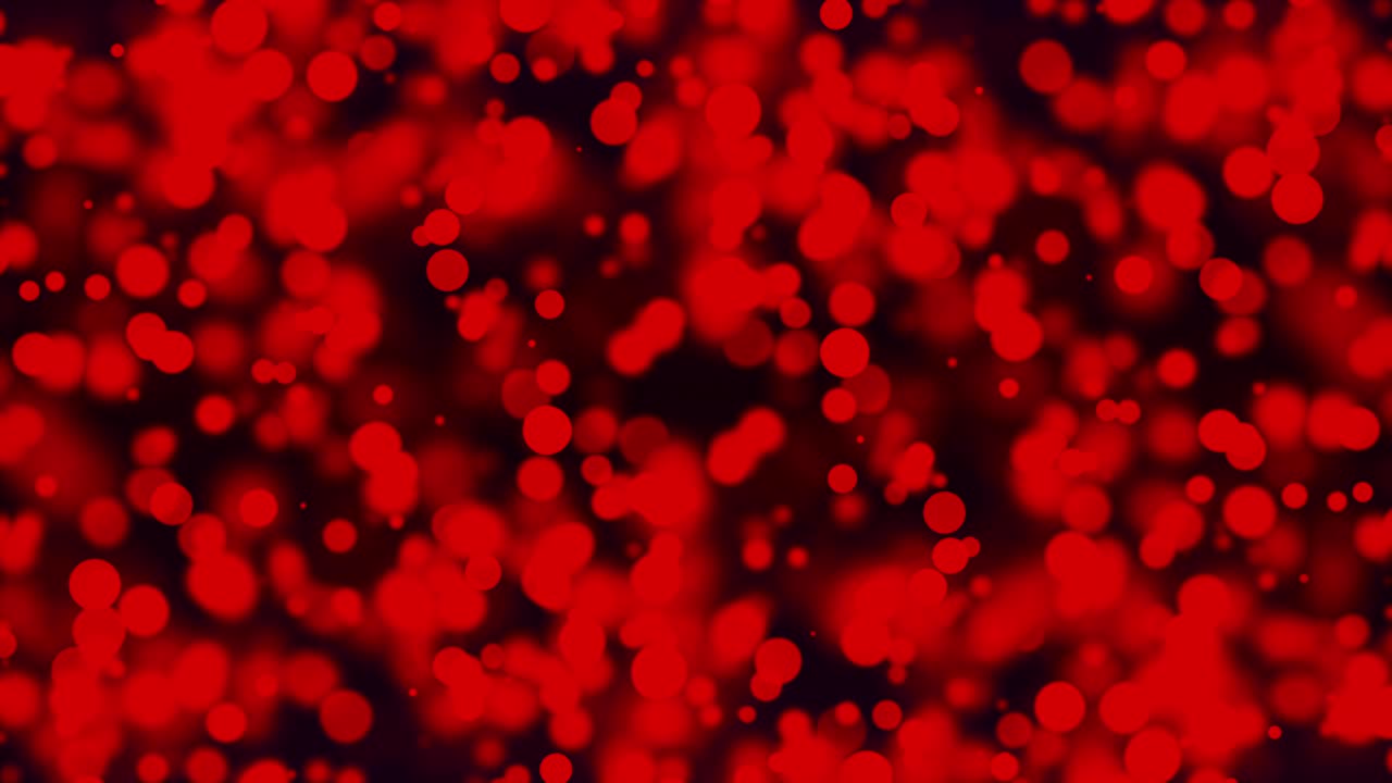 bokeh rojo brillante, poca profundidad de campo, fondo generado por computadora, fondo de renderización 3d