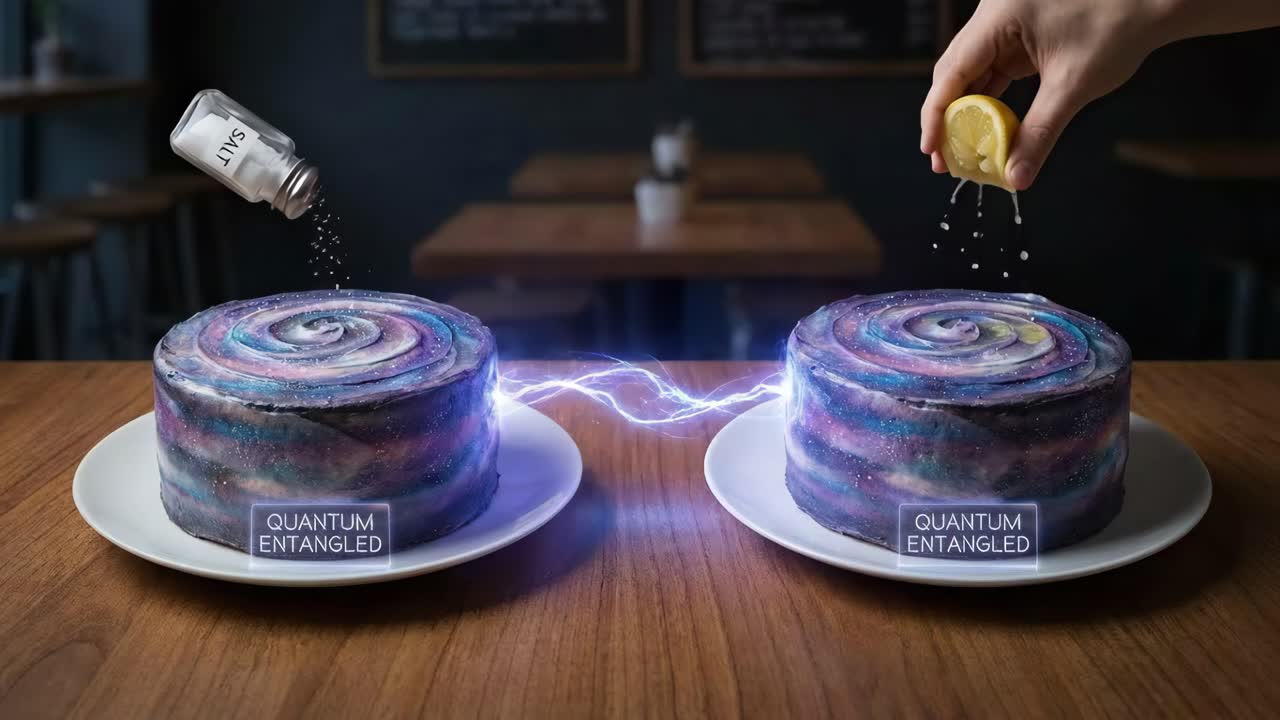 Torte quantistiche entangled: un esperimento con sale e limone