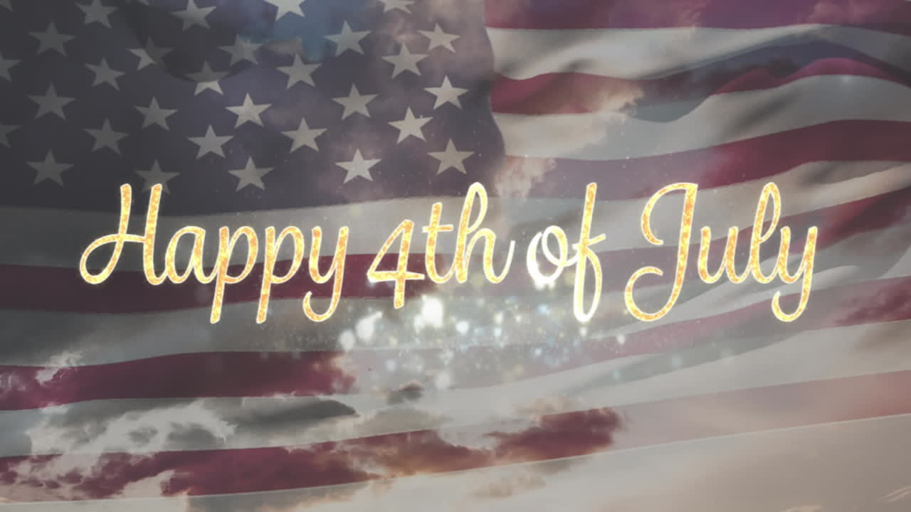 행복한 7월 4일 인사와  ⁇ 발