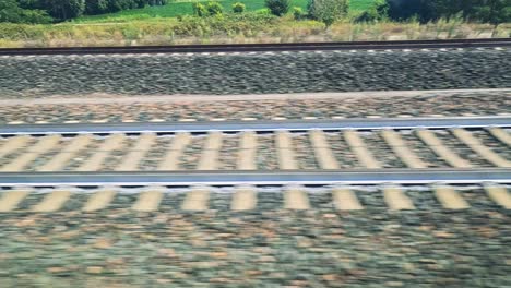 railway tracks and landscapes in turin, italy