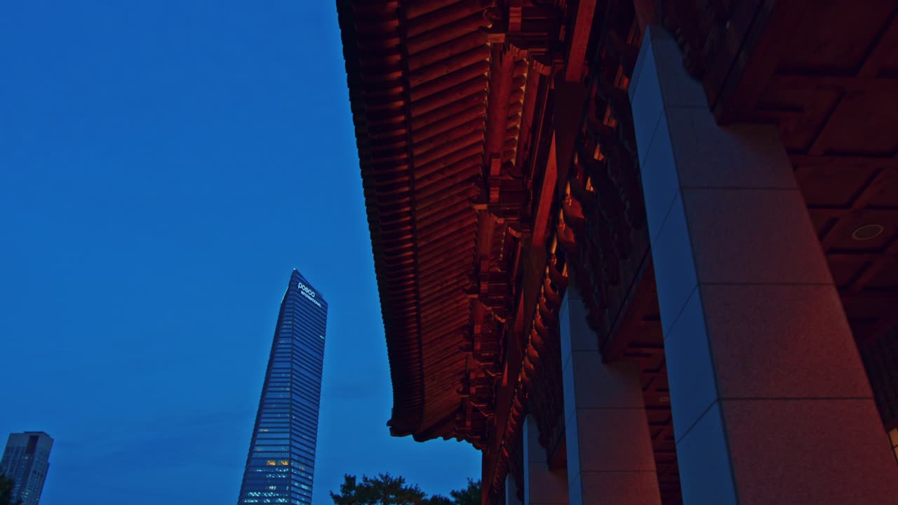 arquitetura oriental asiática estilo tradicional coreano chinês japonês
