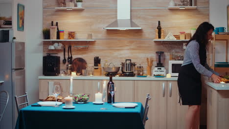 Young-lady-cooking-for-her-husband