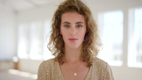 smiling woman portrait