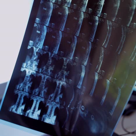 view of x-ray film