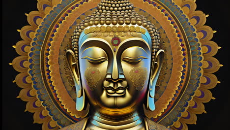 a.i generated buddha