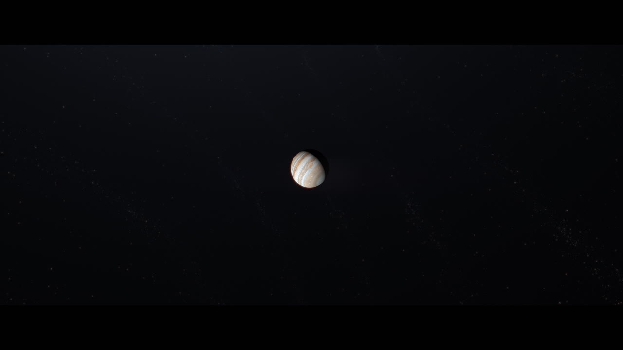 Jupiter planet viewed from space