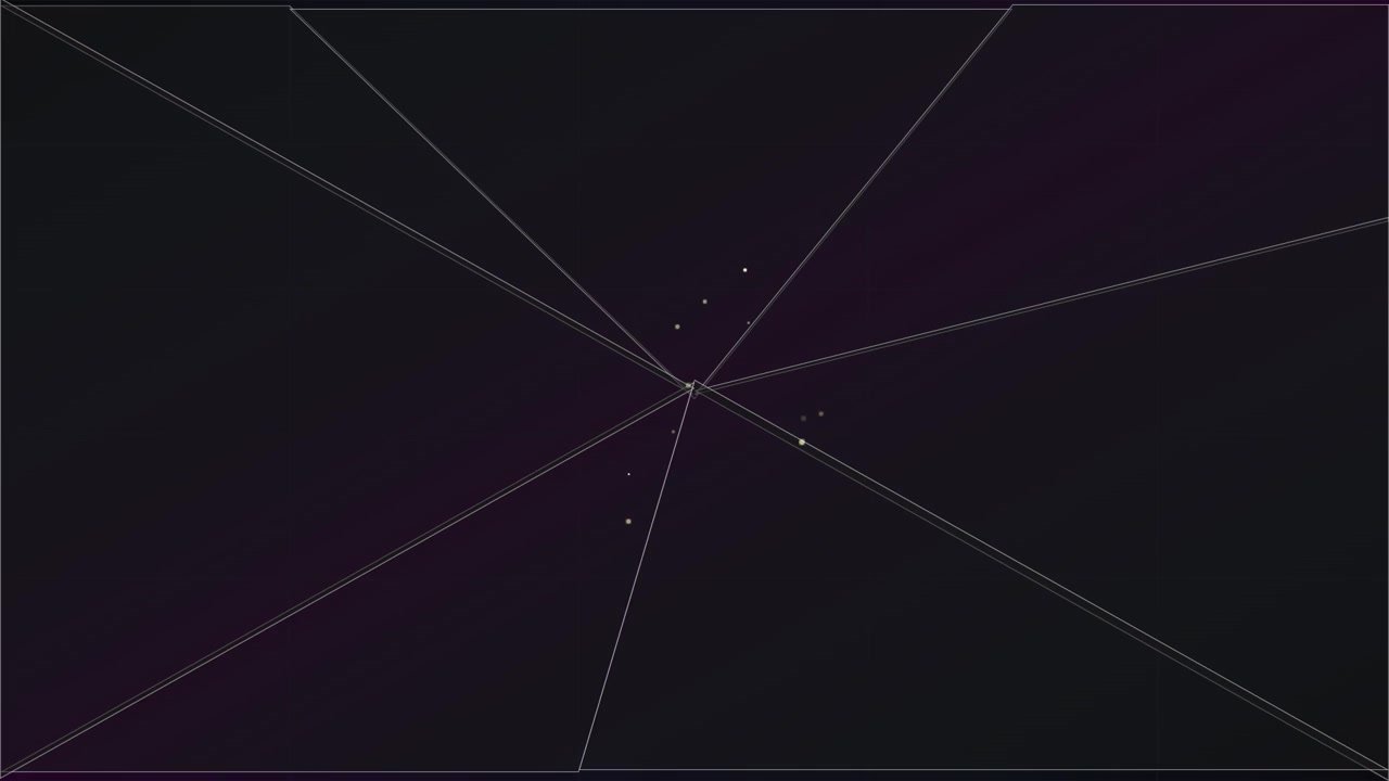 Abstract Motion Background with Glowing Lines and Floating Particles