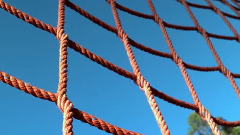 net rope during obstacle course