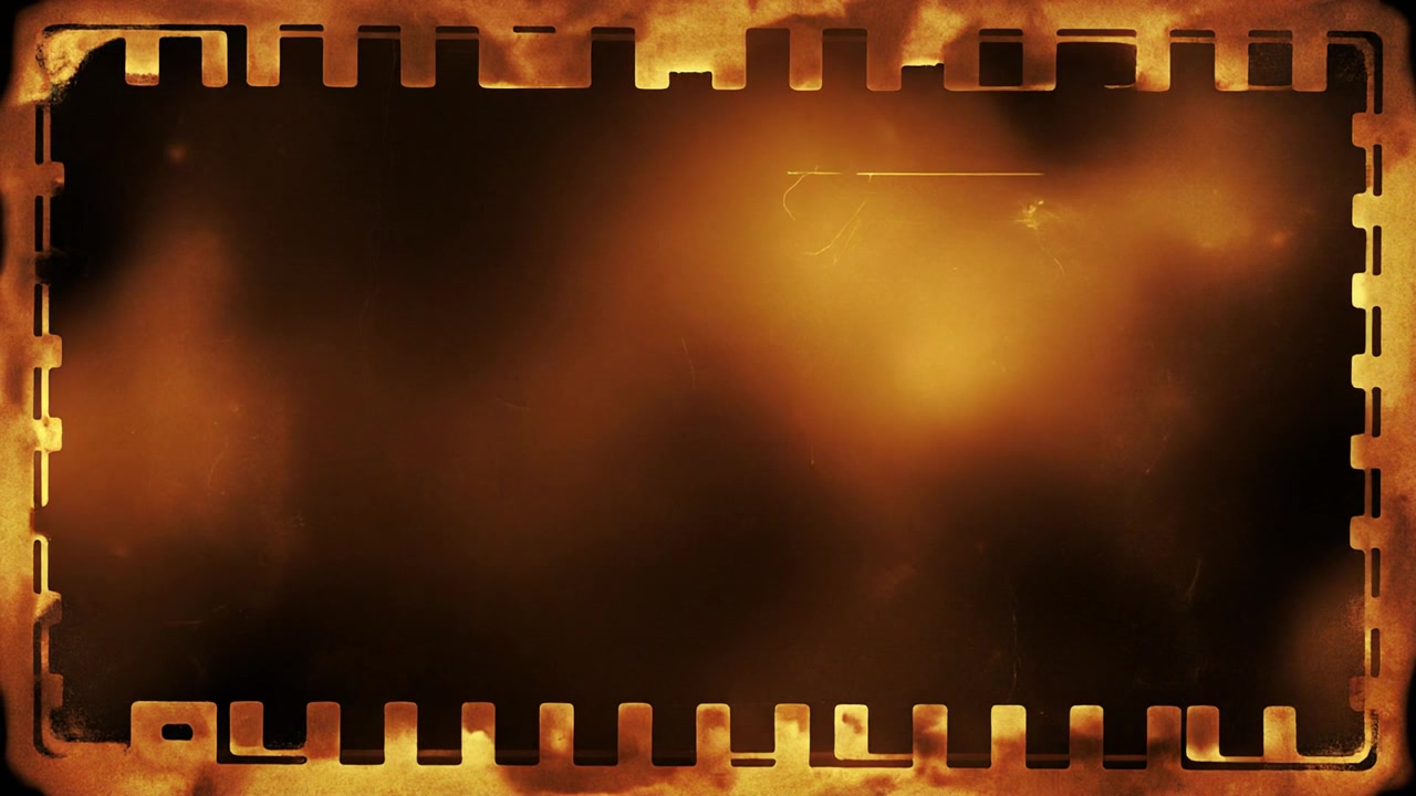 Vintage filmkader-overlay met grunge textuur en lichtlekken