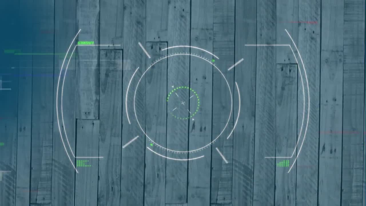 나무 바탕에 스 스캔을 통해 간섭의 애니메이션