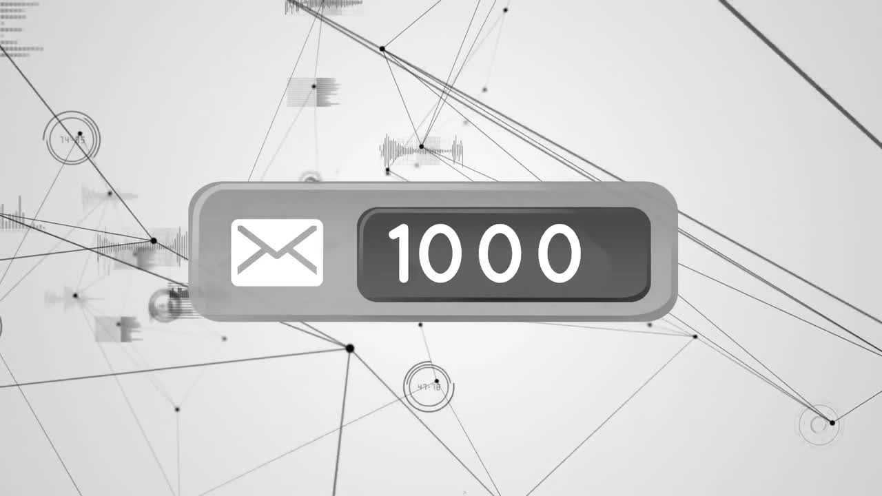 Message icon and graphs