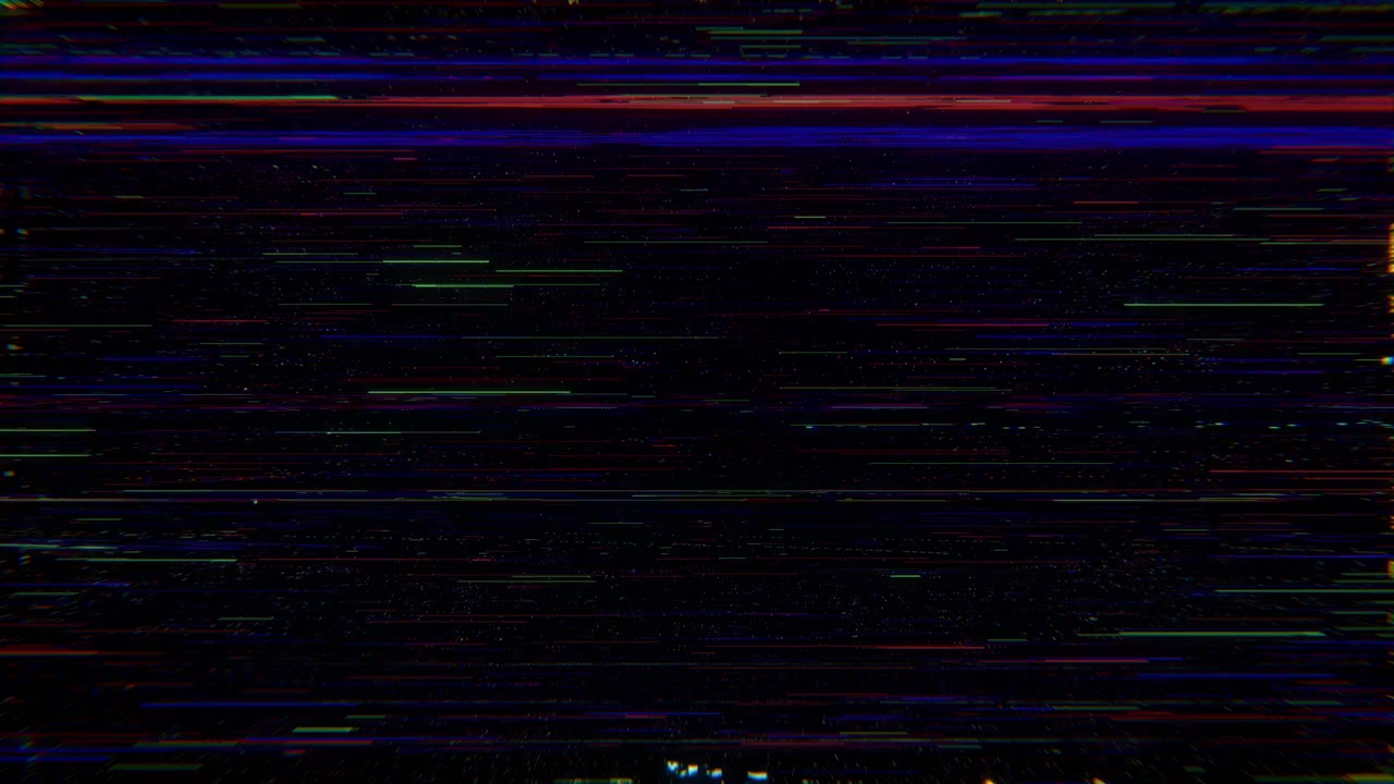 Abstract digital glitch background with static noise and distortion