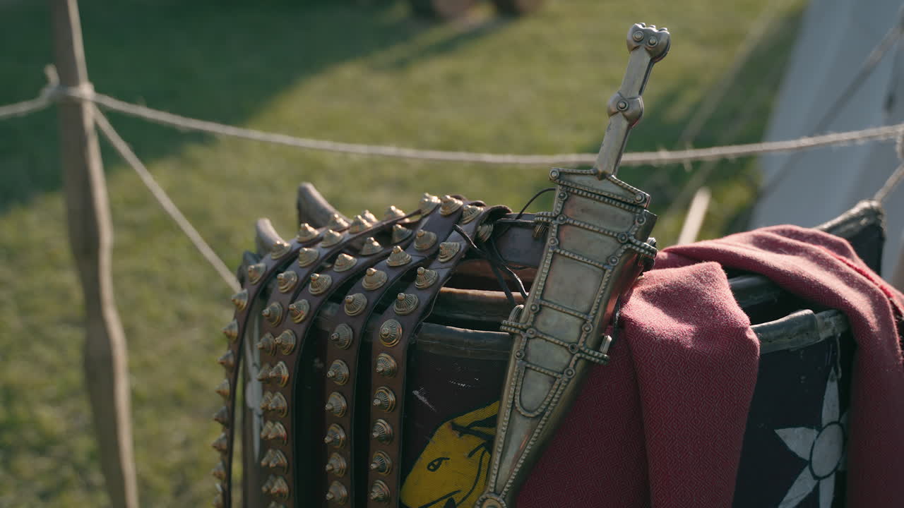 Roman Sword and Armor Display