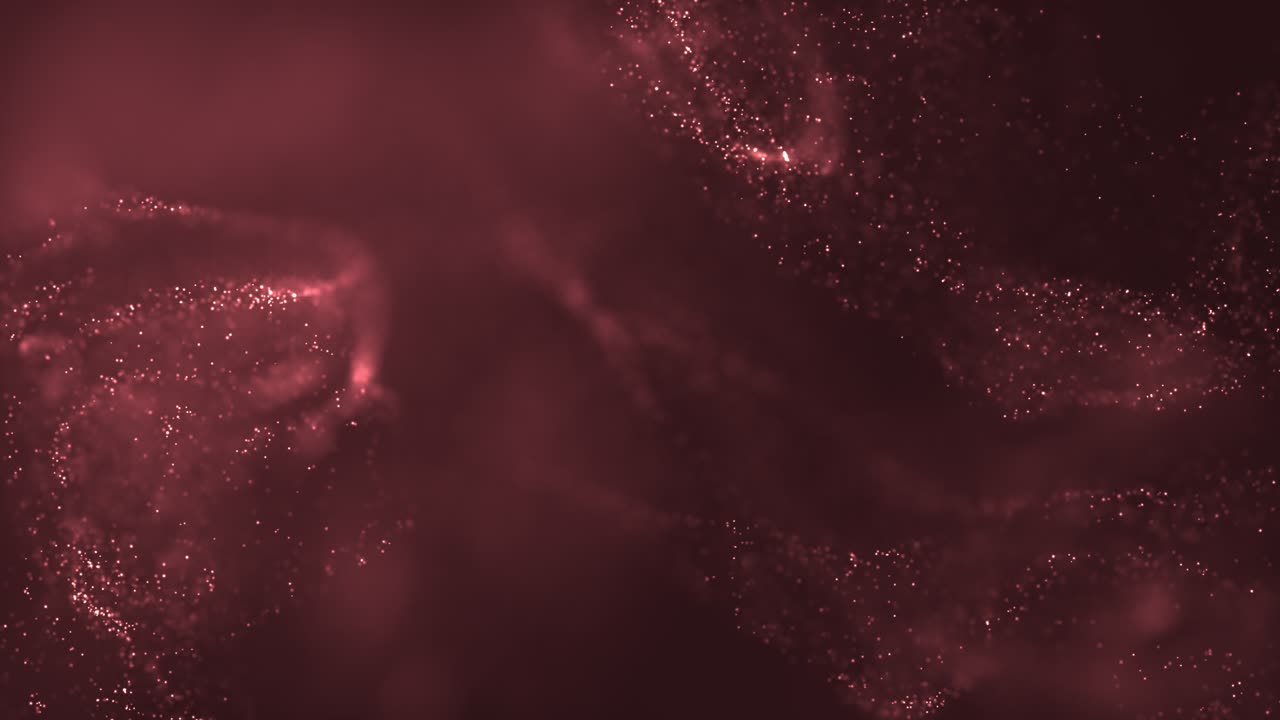 Fond abstrait de particules rouges