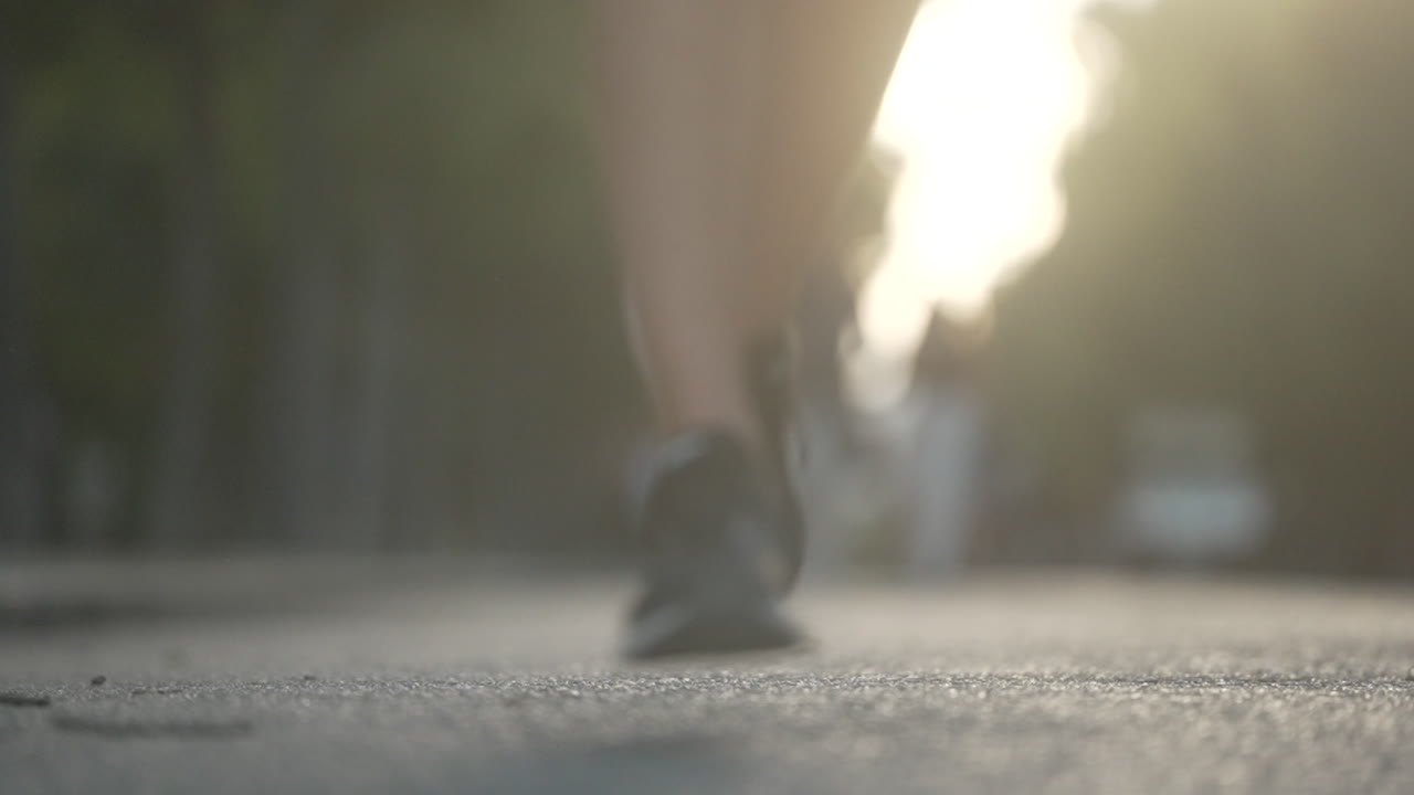 Person Running Outdoors