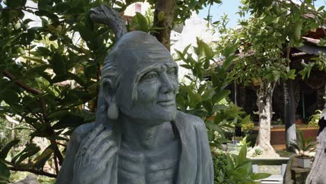 sculptures at the buddhist dragon temple at linh phuoc pagoda in da lat, vietnam