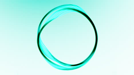 abstract teal circles