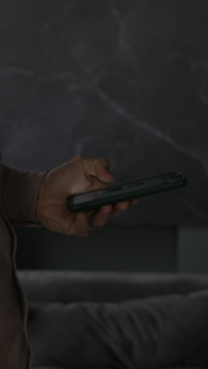 A person using a mobile phone