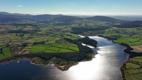 blessington lakes, wicklow, ireland, march 2022