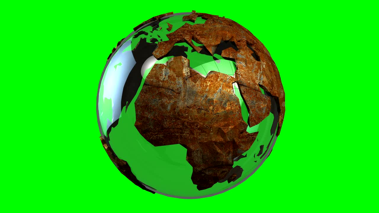 el mundo giratorio 3d