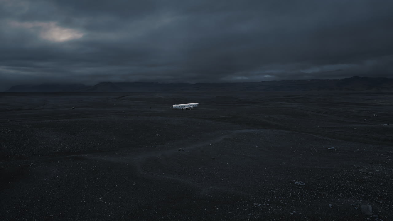 Plane Wreckage in Iceland