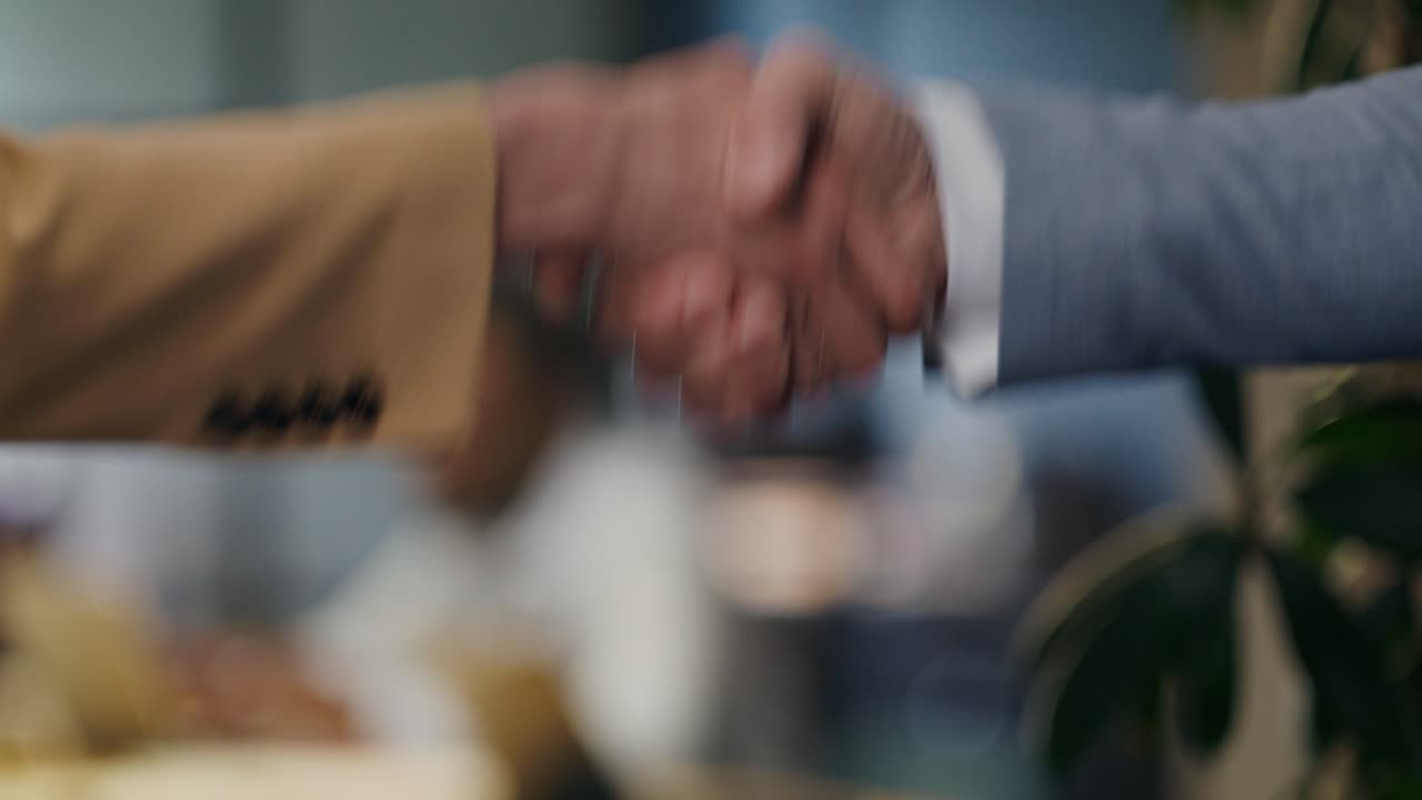 비즈니스 손잡이