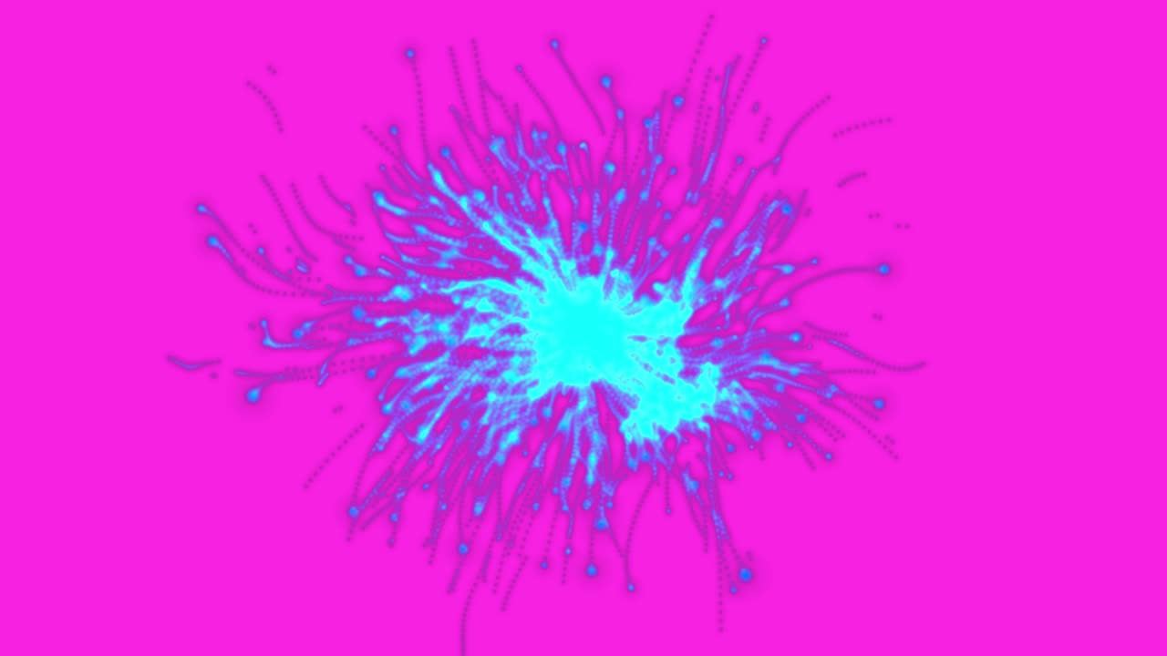 추상적인 빛의 폭발