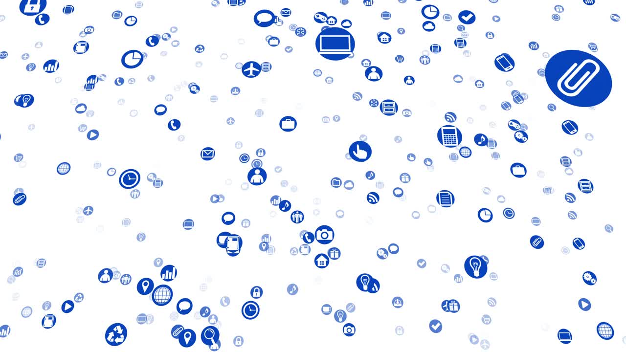 icono de tecnología símbolo de red dispositivos digitales en el fondo de internet