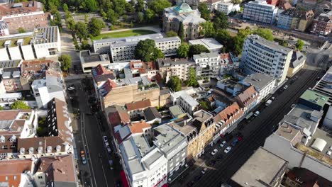 Drohnenaufnahmen-Von-Karlsruhe-Deutschland