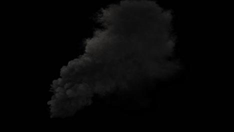 dark smoke cloud