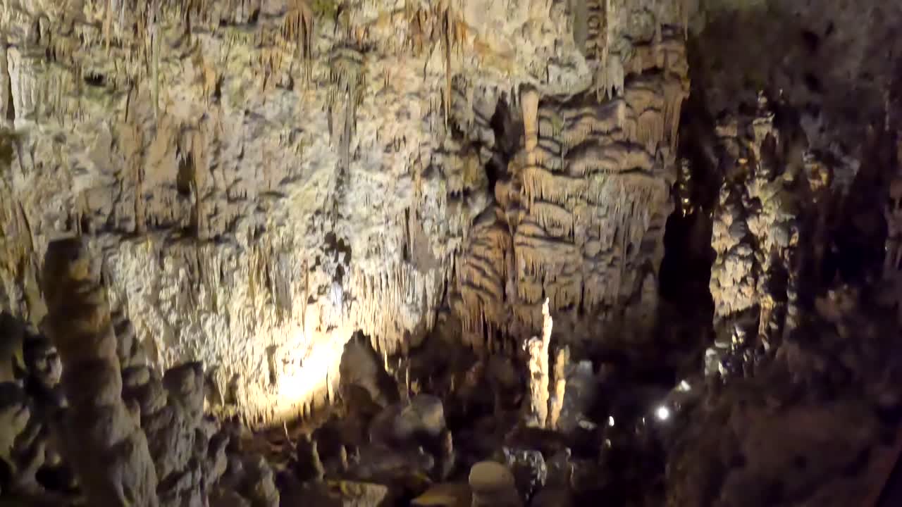 Cave with Stalactites and Stalagmites