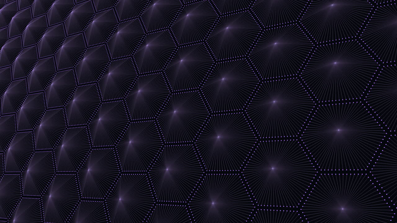 Glowing hexagonal grid futuristic and modern pattern design