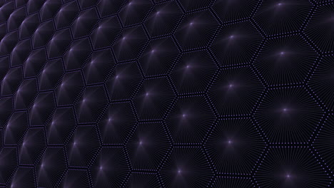 glowing hexagonal grid futuristic and modern pattern design