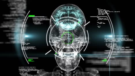 animation of human brain over data processing