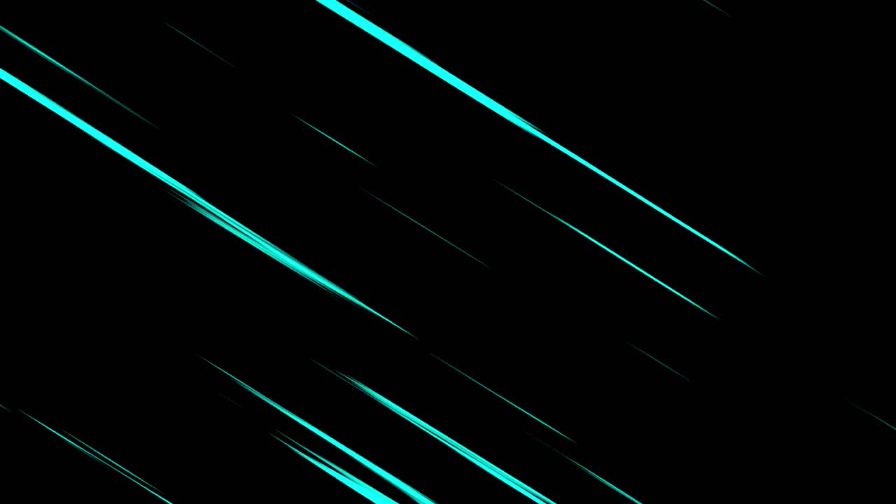 Linee di velocità animate diagonali ciano in stile anime con una leggera texture si muovono sullo schermo, perfette per aggiungere energia a progetti manga o d'azione.