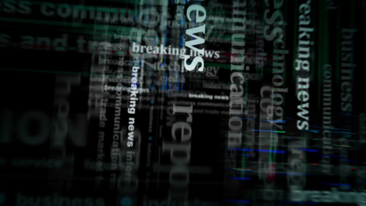 títulos de noticias medios con noticias de última hora e información pantallas en bucle sin fisuras