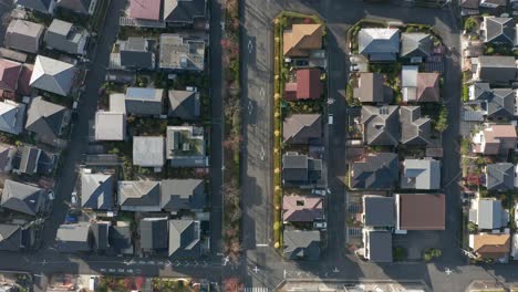 an overhead aerial view of houses and homes that are part of a residential estate