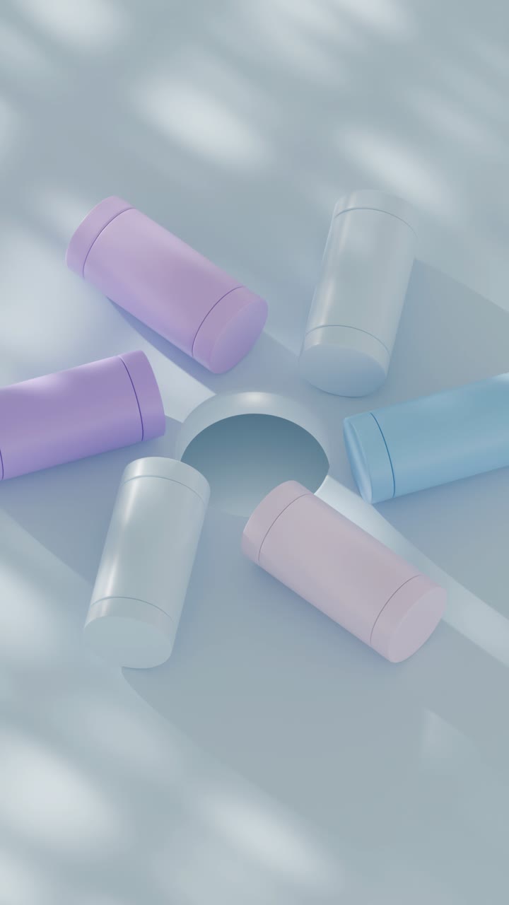 Pastel Cylinders and a Hole